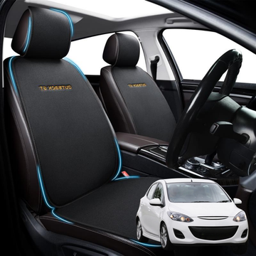 Car Front Sideless Seat Cushion for Mazda 2 2007 - 2014 DE - Pressure Relief - 27 x 26 x 10 cm