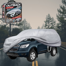 Silvershield Outdoor Car Cover for Holden Colorado Ute Dual Cab 2012 - 2020 VE, VF - XL - Grey-1