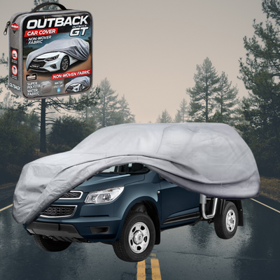 Silvershield Outdoor Car Cover for Holden Colorado Ute Dual Cab 2012 - 2020 VE, VF XL - Grey