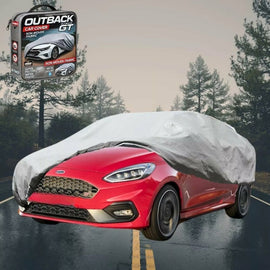 Silvershield Outdoor Car Cover for Ford Fiesta ST 2018 - Current (WG ST) L - Grey