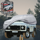 Silvershield Outdoor Car Cover for Land Rover Defender 110 1990 - 2007 XL - Grey-1