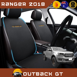 Car Front Seat Cushion Pad for Ford Ranger 2018 - 2022 (PX3 Dual Cab Ute) - Pressure Relief - 27 x 26 x 10 cm