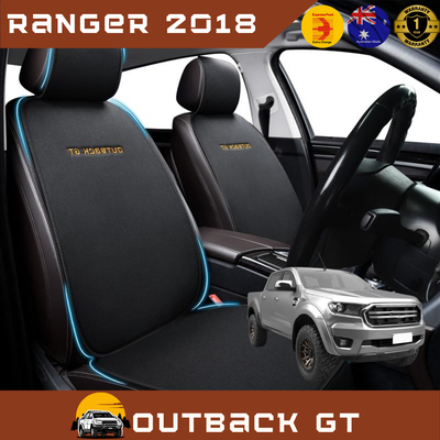 Car Front Seat Cushion Pad for Ford Ranger 2018 - 2022 (PX3 Dual Cab Ute) - Pressure Relief - 27 x 26 x 10 cm