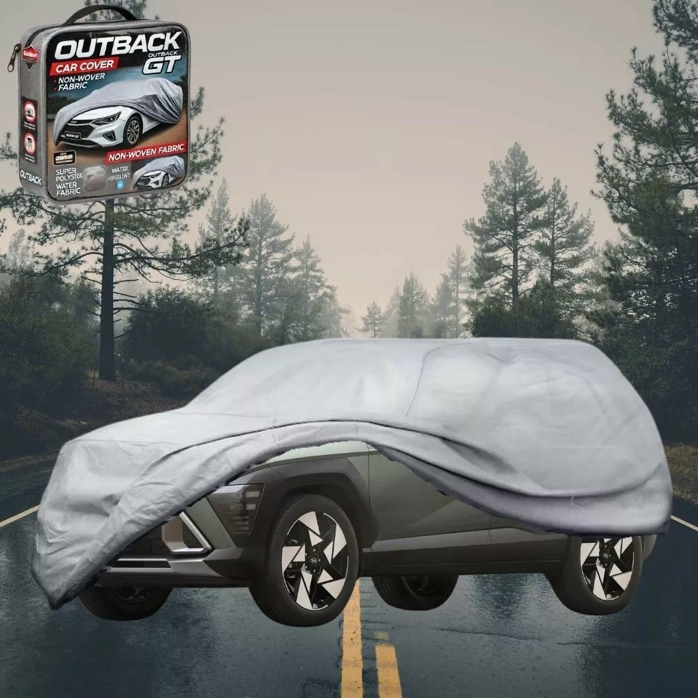 Silvershield Outdoor Car Cover for Hyundai Kona 2023 - Current (SX2 Electric) L - Grey