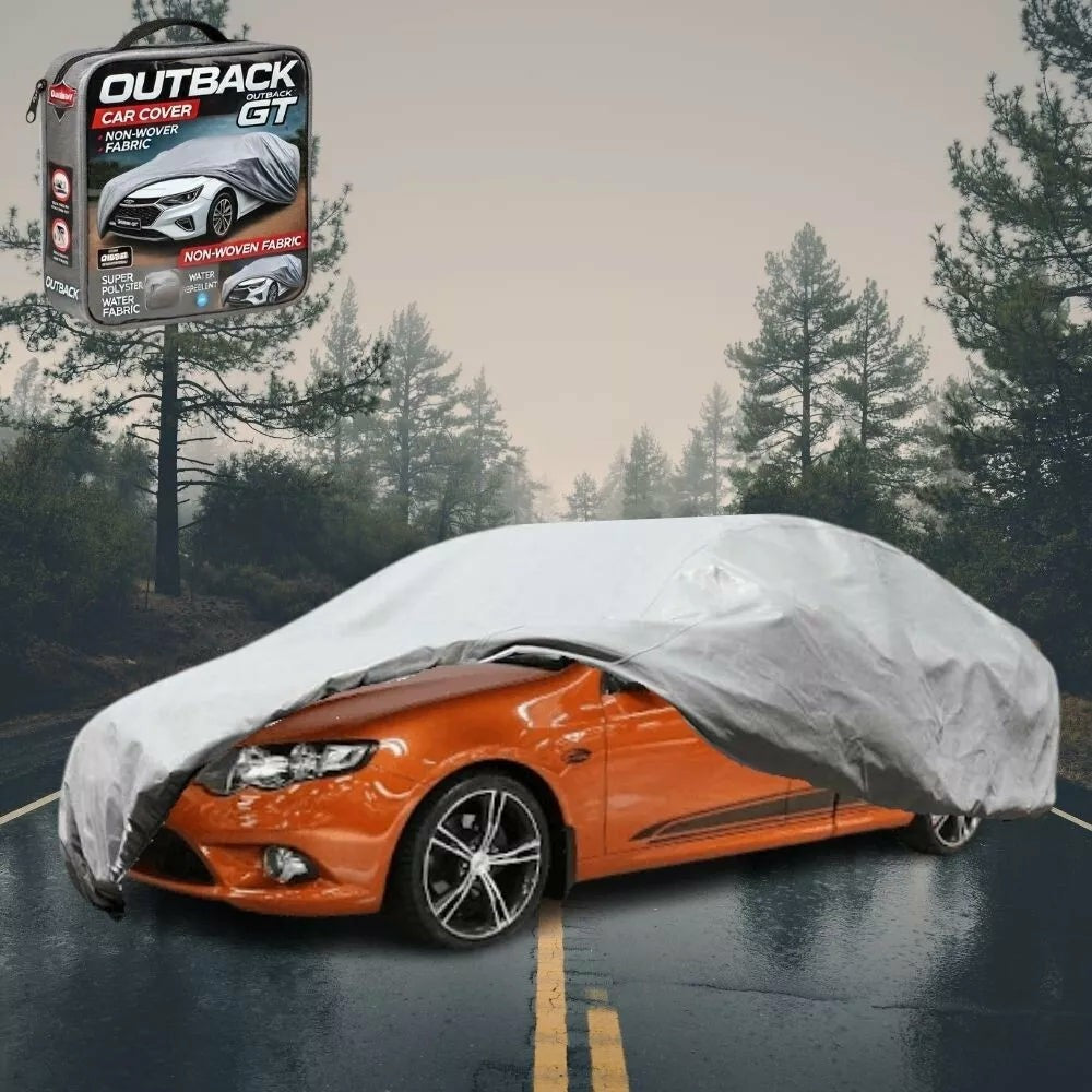 Silver Shield Outdoor Car Cover for Ford Falcon 2008 - 2016 Ute Single Cab (FG, fit FPV models) XXL - Grey
