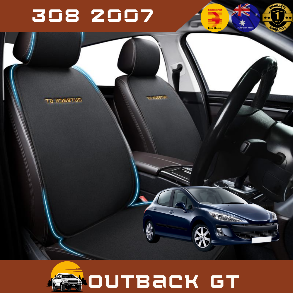 Car Front Seat Cushion Pad for Peugeot 308 2007 - 2013 CC Cabriolet (T7) - Pressure Relief - 27 x 26 x 10 cm