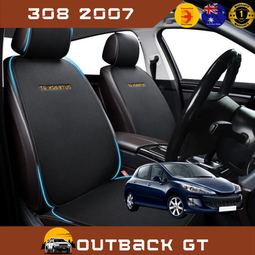 Car Front Sideless Seat Cushion for Peugeot 308 2007 - 2013 CC Cabriolet (T7) - Pressure Relief - 27 x 26 x 10 cm