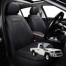 Car Front Seat Cover for Toyota LandCruiser 70 Single Cab 2012 - Current - Black - 27 x 26 x 10 cm-1