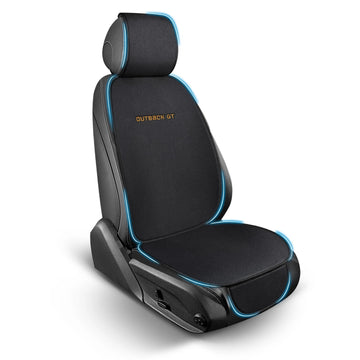 Car Front Sideless Seat Cushion for Tesla Model S 2014 - 2021 - Pressure Relief - 27 x 26 x 10 cm - 0