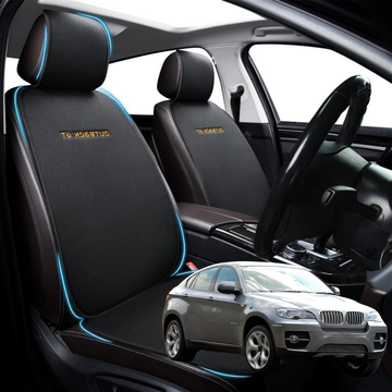 Car Front Sideless Seat Cushion for BMW X6 2008 - 2014 (E71) - Pressure Relief - 27 x 26 x 10 cm