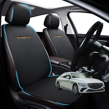 Car Front Sideless Seat Cushion for Genesis G80 2017 - 2021 (DH) - Pressure Relief - 27 x 26 x 10 cm
