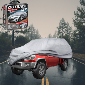 Silvershield Outdoor Car Cover for Toyota LandCruiser 79 Series Single Cab 2012 - Current - XL - Grey