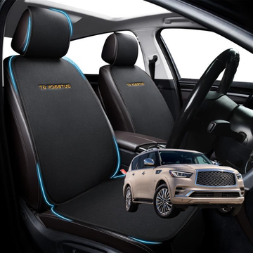 Car Front Sideless Seat Cushion for Infiniti QX80 2015 - 2020 Y62 - Pressure Relief - 27 x 26 x 10 cm