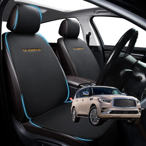 Car Front Seat Cushion Pad for Infiniti QX80 2015 - 2020 Y62 - Pressure Relief - 27 x 26 x 10 cm