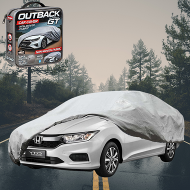 Silvershield Outdoor Car Cover for Honda City 2014 - 2020 - L - Grey