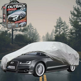 Silvershield Outdoor Car Cover for Audi A8 S8 2009 - Current (D4) L - Grey