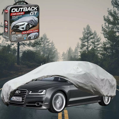 Silvershield Outdoor Car Cover for Audi A8 S8 2009 - Current (D4) L - Grey