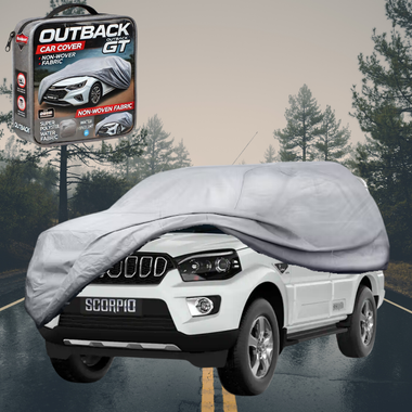 Silvershield Outdoor Car Cover for Mahindra Scorpio 2022 - Current (Z101) - LC - Grey