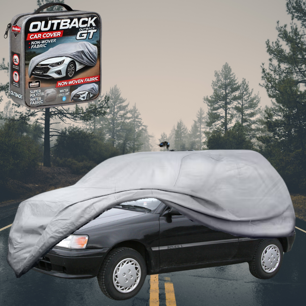 Silvershield Outdoor Car Cover for Toyota Starlet 1996 - 1999 (P90) L - Grey