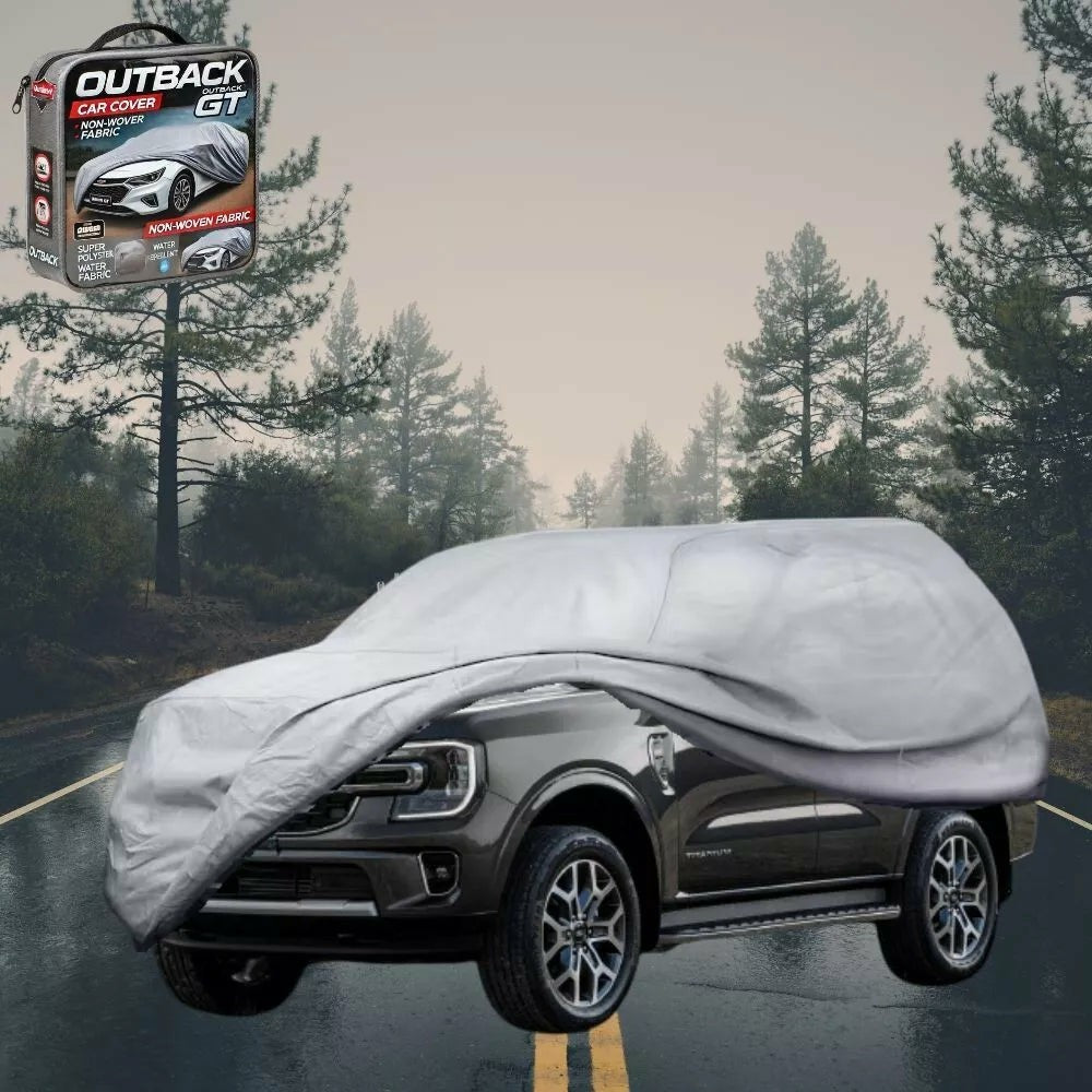 Silver Shield Outdoor Car Cover for Ford Everest 2022 - Current UA XL - Grey