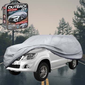 Silvershield Outdoor Car Cover for Toyota Hilux Extra Cab 2015 - Current - XXLC - Grey