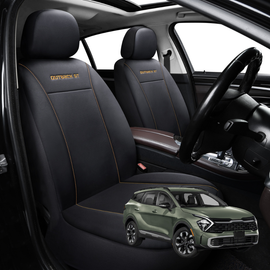 Car Front Seat Cover for Kia Sportage 2016 - 2021 (QL) - Black - 27 x 26 x 10 cm