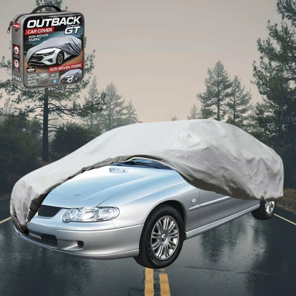 Silver Shield Outdoor Car Cover for Holden Commodore 1997 - 2006 (VT VX VY VZ) L - Grey
