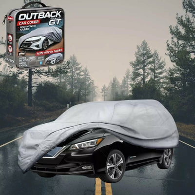 Silvershield Outdoor Car Cover for Nissan LEAF 2018 - Current LC - Grey