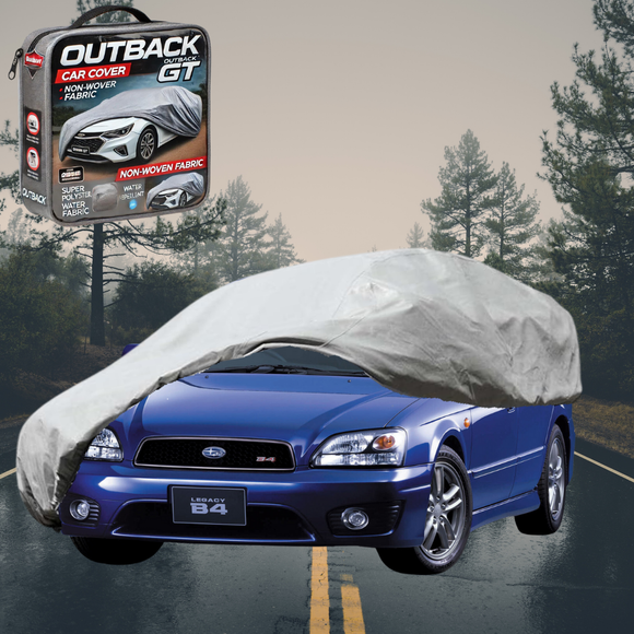 Silvershield Outdoor Car Cover for Subaru Liberty 1998 - 2003 (BE/BH) L - Grey