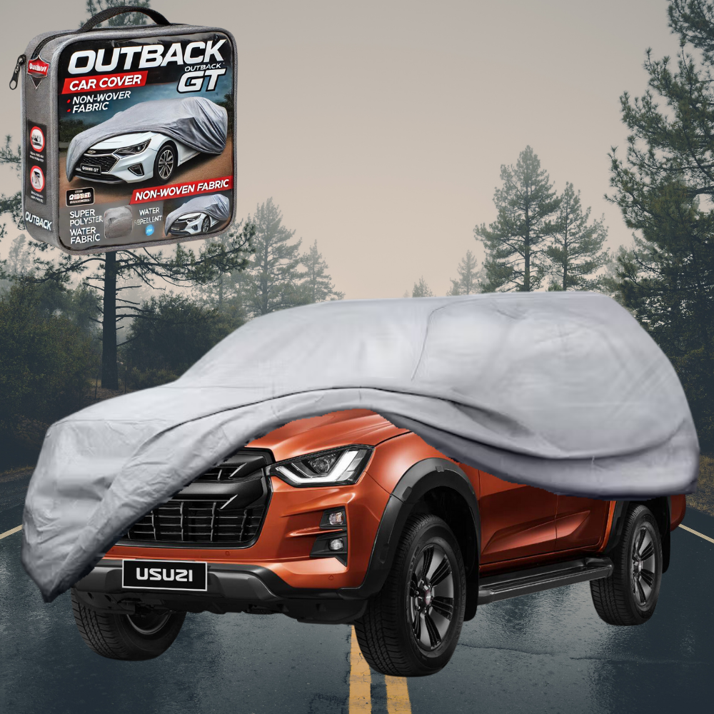 Silver Shield Outdoor Car Cover for Isuzu D-Max Crew Cab 2020 - Current RG XL - Grey