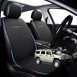 Car Front Sideless Seat Cushion for Hummer H2 2003 - 2009 - Pressure Relief - 27 x 26 x 10 cm