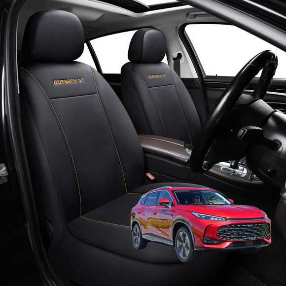 Car Front Seat Cover for MG HS 2024 - Current - Black - 27 x 26 x 10 cm