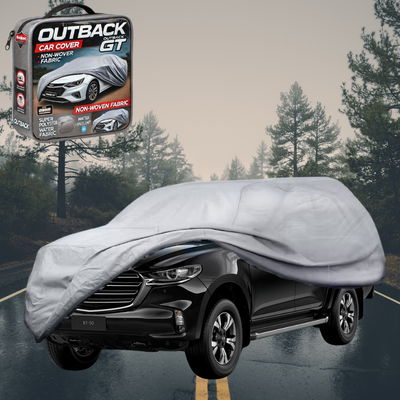 Silvershield Outdoor Car Cover for Mazda BT-50 2006 - 2011 (J97M) XL - Grey