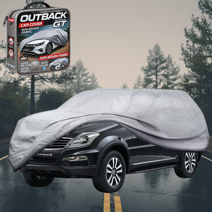 Silvershield Outdoor Car Cover for SsangYong Rexton 2017 - Current Y290, Y400, Y450 XL - Grey