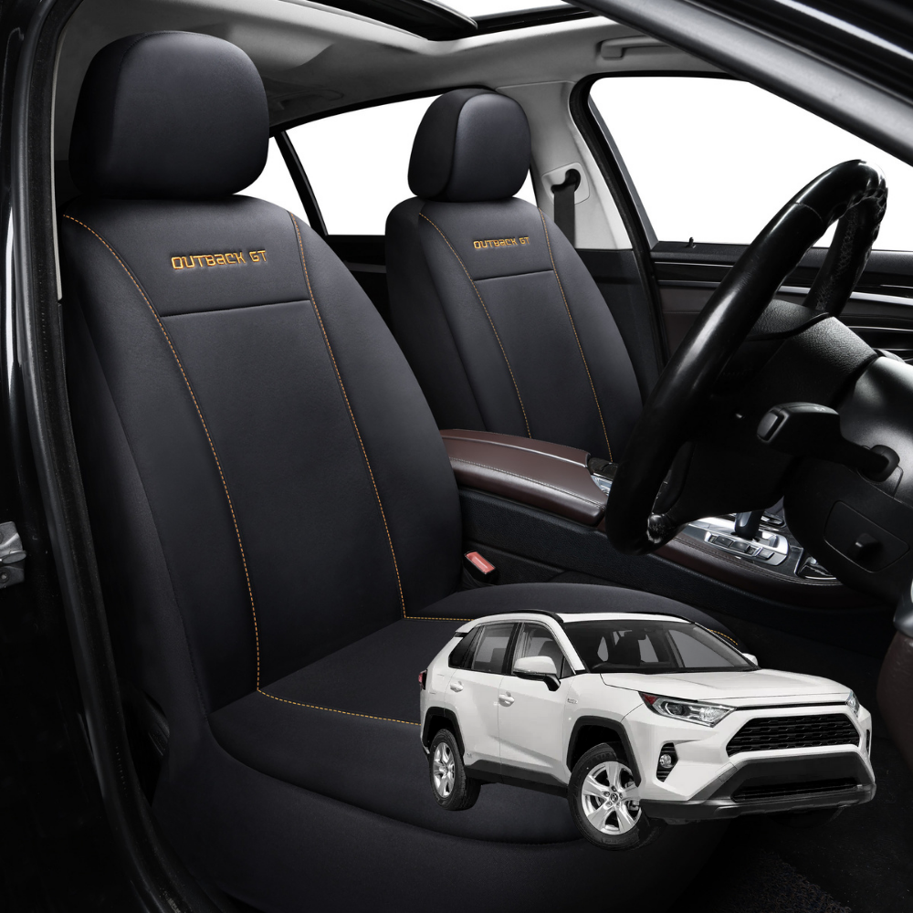 Car Front Seat Cover for Toyota Rukus 2010 - 2015  - Black