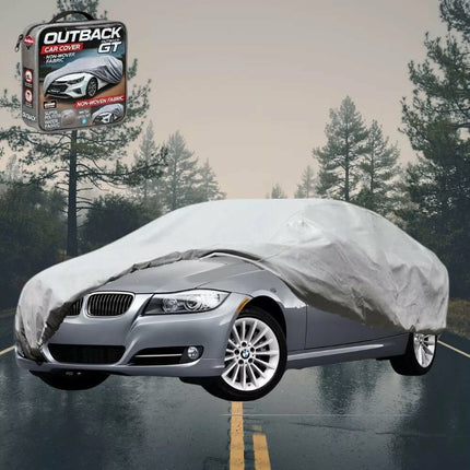 Silvershield Outdoor Car Cover for BMW 3 Series 2005 - 2012 Sedan/Touring (E90 E91) L - Grey