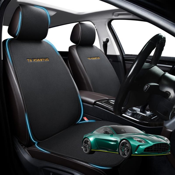 Car Front Sideless Seat Cushion for Aston Martin Vantage 2018 - Current - Pressure Relief - 27 x 26 x 10 cm