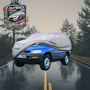 Silvershield Outdoor Car Cover for Toyota RAV4 1994 - 2000 2-Door (XA10) - LC - Grey