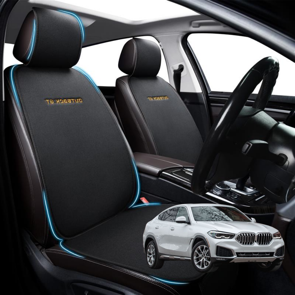 Car Front Seat Cushion Pad for BMW X6 2020 - Current (G06) - Pressure Relief - 27 x 26 x 10 cm