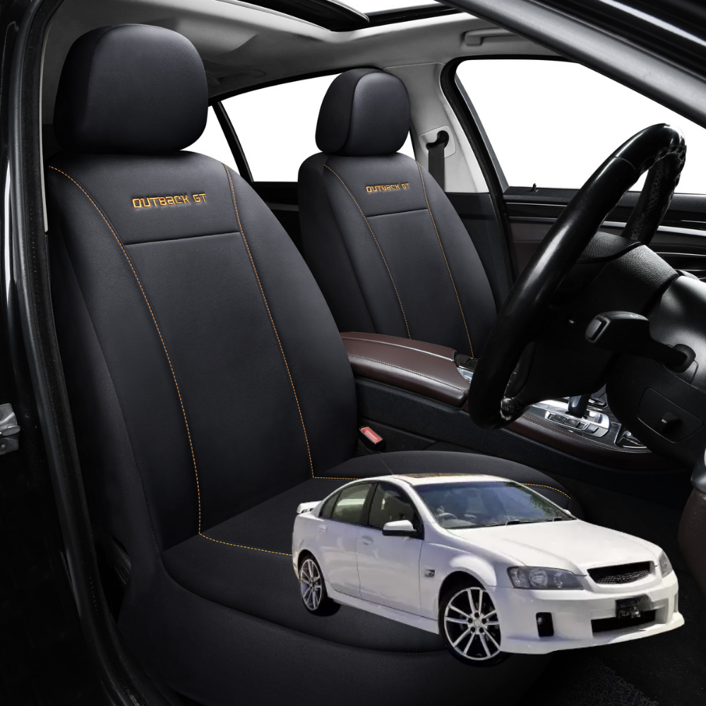 Car Front Seat Cover for Holden Commodore 2007 - 2013 (VE) - Black