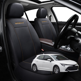 Car Front Seat Cover for Toyota Corolla 2018 - Current Hatch - Black - 27 x 26 x 10 cm