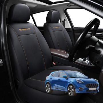 Car Front Seat Cover for Ford Puma 2019 - Current JK - Black - 27 x 26 x 10 cm