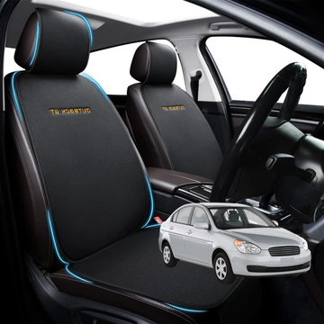 Car Front Sideless Seat Cushion for Hyundai Accent 2006 - 2010 MC - Pressure Relief - 27 x 26 x 10 cm