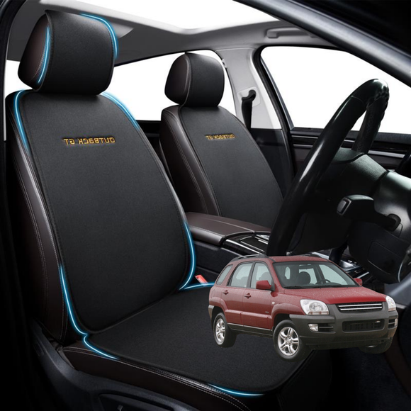 Car Front Sideless Seat Cushion for Kia Sportage 2005 - 2010 KM - Pressure Relief - 27 x 26 x 10 cm