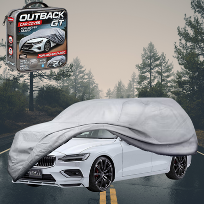 Silvershield Outdoor Car Cover for Volvo V60 2015 - 2018 Cross Country L - Grey
