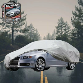 Silvershield Outdoor Car Cover for Audi A4 S4 RS4 2001 - 2008 (B7, B6) L - Grey