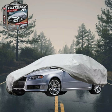 Silvershield Outdoor Car Cover for Audi A4 S4 RS4 2001 - 2008 (B7, B6) - L - Grey