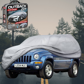 Silvershield Outdoor Car Cover for Jeep Cherokee 2002 - 2008 (KJ) LC - Grey