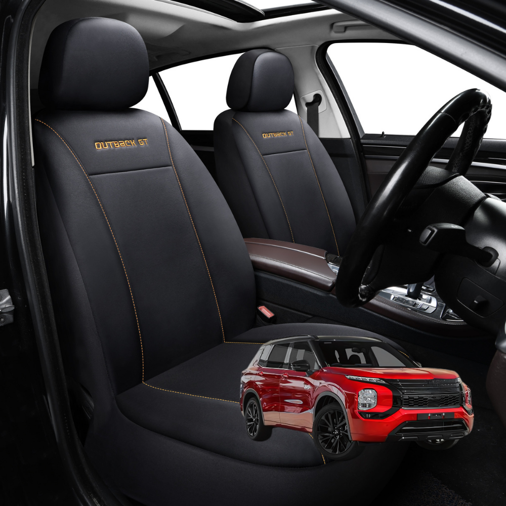 Car Front Seat Cover for Mitsubishi Outlander 2022 - Current (ZM) - Black - 27 x 26 x 10 cm