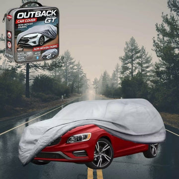 Silvershield Outdoor Car Cover for Volvo V60 2010 - 2018 Auto - L - Grey